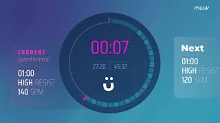 45 Minute Elliptical HIIT Workout  Elliptical Interval Training for Weight Loss amp Fat Burning [upl. by Darraj794]