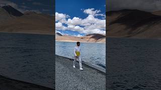 patakha guddipengong lakepengong lake ladakh shortsviral shortsfeed travelshotsshort [upl. by Annert]