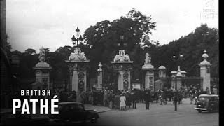 Queen Wilhelmina Visits The King And Queen In Britain 1946 [upl. by Artemed]