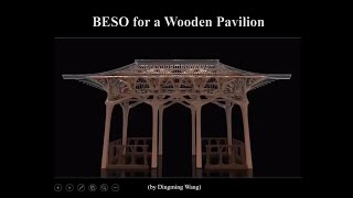 Using the BESO Method to Design a Wooden Pavilion [upl. by Encrata]