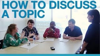 How to discuss a topic in a group [upl. by Cindie945]