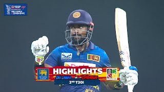 2nd T20I  Sri Lanka vs Zimbabwe  Highlights  16th January 2024 [upl. by Linneman790]