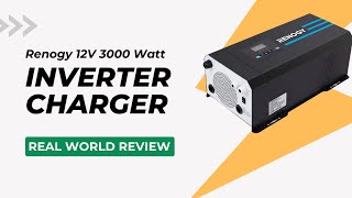 Renogy 3000W Inverter Charger wLCD  Test amp Review THIS THING IS A BEAST [upl. by Darryn]