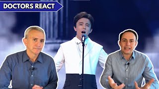 Doctors React  Dimash Qudaibergens Ave Maria THAT FALSETTO IS WORRYING [upl. by Adirem]