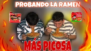 PROBANDO LA RAMEN 🍜 MÁS PICOSA DEL MUNDO 🤯 FT  Soy Luis Vlogs china ramen tendencias viral [upl. by Annalla]