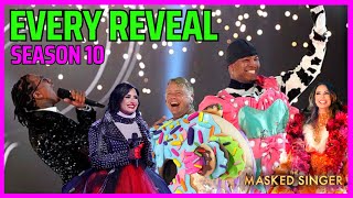 ALL Masked Singer Season 10 Reveals [upl. by Anikal]