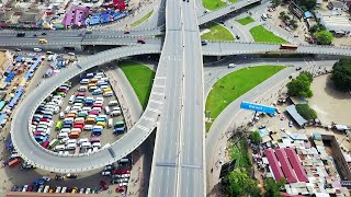 Kwame Nkrumah Circle Interchange [upl. by Neelram116]