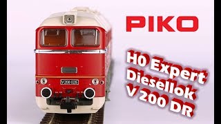 PIKO V067 H0 Expert Diesellok V 200 DR  Modellvorstellung [upl. by Magas394]