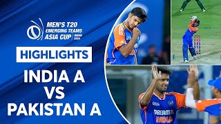 INDvPAK Highlights Kamboj 333 shines as IND A won by 7 runs 🆚 PAK A  EmergingAsiaCupOnStar [upl. by Post]