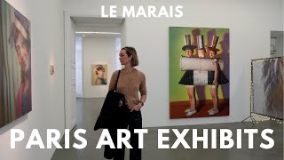 Paris Art Exhibits in Le Marais… [upl. by Anaylil]