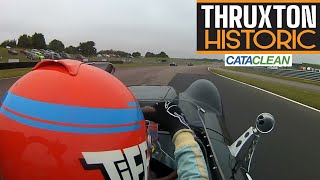 Thruxton Historic 2020  OnBoard  Tiff Needell  Lister Jaguar Knobbly [upl. by Darci]