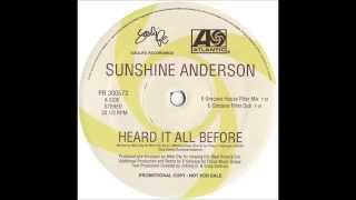 Sunshine Anderson ‎  Heard It All Before ESmoove House Filter Mix [upl. by Amoritta514]