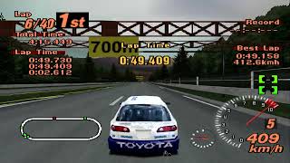 Gran Turismo 2 A Spec Toyota Caldina GT Endurance Race [upl. by Hertzog]