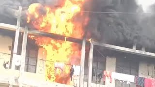 Caught Fire in the building Hadapsar Pune [upl. by Coates392]