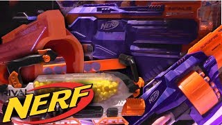 NEW 2018 Nerf Blasters Spring Fall Infinus TriBreak Thunderhawk Evader Promethius [upl. by Ysabel]