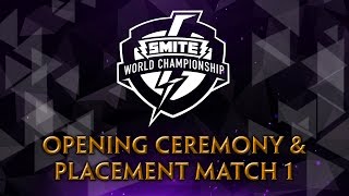 SMITE World Championship 2017  Opening Ceremony amp Placement Match 1 SoaR vs INTZ [upl. by Gwendolyn580]