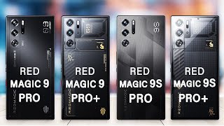 Red Magic 9 Pro Vs Red Magic 9S Pro Vs Red Magic 9 Pro Plus Vs Red Magic 9S Pro Plus Specs Review [upl. by Nayrbo]