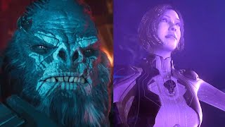 Halo Infinite Cortana with Atriox all Cutscene [upl. by Idzik]