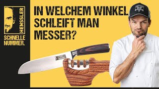 In welchem Winkel schleift man Messer  Hensslers Anleitungen Tipps amp Tricks [upl. by Leunas]