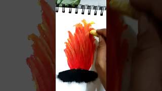 fire art satisfiyingart drawing art easyart shortvideo youtubeshorts painting fire [upl. by Fife]