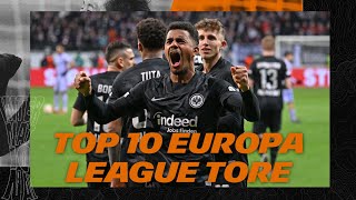 Borré Knauff Kostic amp Co I Die 10 schönsten Tore der EuropaLeagueSaison 202122 [upl. by Rosaline]