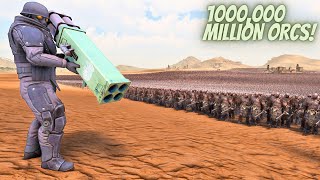 4 Barrel Rocket Launcher FLASH Vs 1000000 GIANT ORC WARRIORS  Ultimate Epic Battle Simulator 2 [upl. by Akkeber]