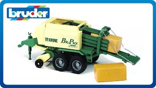 Bruder Toys Big Bale Press Krone Big Pack 02015 [upl. by Weiman]