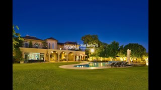 Savyon Israel  Magnificent Americanstyle Villa  Marketed by Israel Sothebys Realty [upl. by Nibur278]