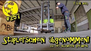 Staplerschein abgenommen Zu oft nüchtern gefahren  Truck diary 257 [upl. by Ayotak]