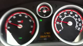 Zafira VXR stage 3 acceleration in third gear from 20mph [upl. by Ahsekram]