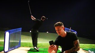 Floodlit Golf Range Session HelpMyDriver [upl. by Spohr]