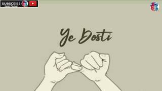 Ye Dosti Hum Nahi Todenge  Friendship WhatsApp Status [upl. by Bonnette318]