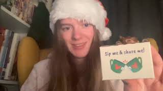 ADVENT DAY 3 TEA UNBOXING ASMR COZY WHISPERS AND TAPPING [upl. by Guillema311]