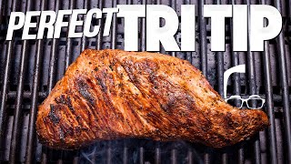 PERFECT TRI TIP ON THE GRILL EASY STEAK RECIPE  SAM THE COOKING GUY [upl. by Ander]