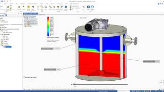 Simcenter FLOEFD for Solid Edge Mixing Demo [upl. by Barby918]