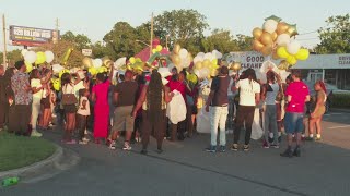 Candlelight vigil held for man who died in Jacksonville hookah lounge shooting [upl. by Anaicul]