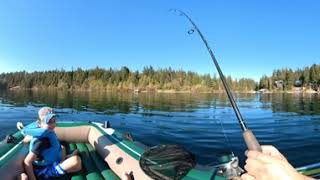 Sproat Lake Cutthroat Fishing [upl. by Zehe]