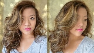 Big Wavy Curls for Medium Length Hair  Bombshell Curls [upl. by Dow]