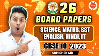 All 26 Previous Year Question Papers of CBSE Class 10 20222023 Board Exam  FREE DOWNLOAD [upl. by Idel]