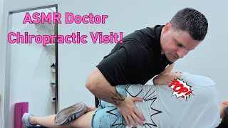 ASMR doctor Satisfying ASMR spinal crack  Asmr chiropractic adjustment crack Compilation [upl. by Annaeiluj863]