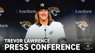 Trevor Lawrence Meets With Media After Signing Extension  Press Conference  Jacksonville Jaguars [upl. by Walsh]