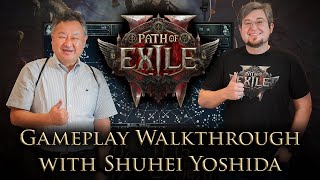 Path of Exile 2 Gameplay Walkthrough with Sony Interactive Entertainments Shuhei Yoshida 吉田 修平 [upl. by Esli359]