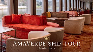 Tour AmaWaterways Beautiful River Cruise Ship AmaVerde [upl. by Annohsat]