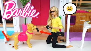 Barbie Doll Family Funny Morning Routine amp Dreamhouse Adventures Story [upl. by Hofmann]