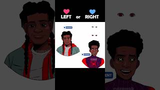 Drawing miles morales in 2 different styles art shorts spiderman [upl. by Ardnuek]