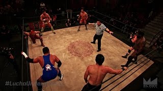 Lucha Underground 51816 7WAY GIFT OF THE GODS CHAMPIONSHIP [upl. by Nodnerb]