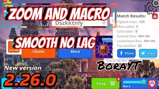 ZOOM AND MACRO XELAHOT AGARIO MOD  2260   ENGLISH EXPLAINING  BORA AGARIO [upl. by Tnecniv]