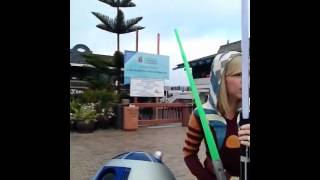 Day 2 of Course of the Force with Ashley and David Eckstein [upl. by Garner]