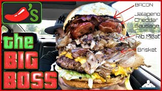 Chilis® Grill amp Bar  BOSS Burger Review 🌶🍔💯 [upl. by Inajar]