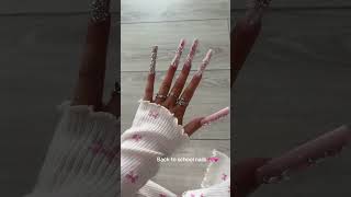 back to school nails 💅🏻nkuleszo nails nailart nailtutorial nailtech naildesign [upl. by Hayne]